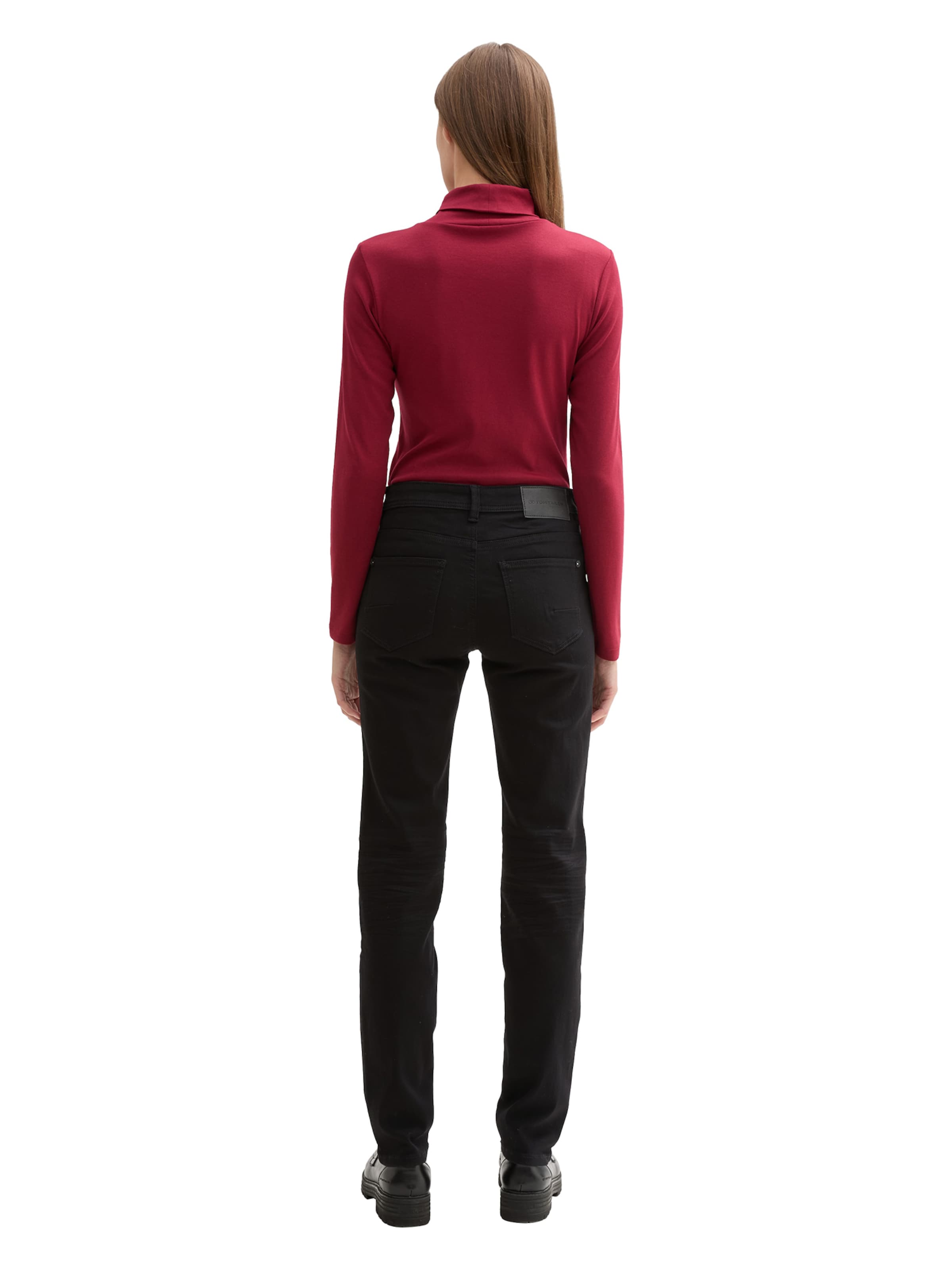 Coupe slim Jean 'Kate' TOM TAILOR en noir