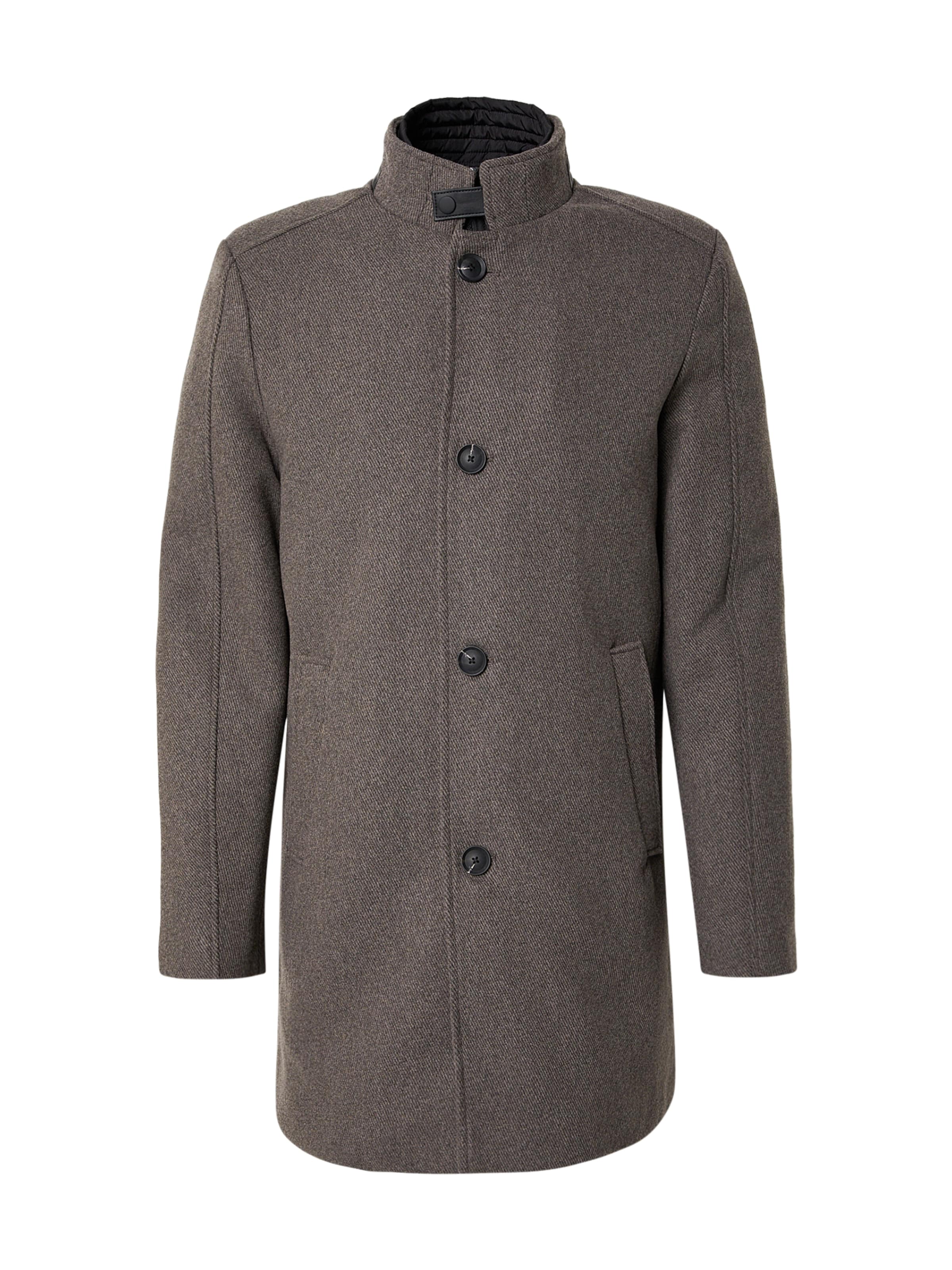 Manteau d’hiver LERROS en gris : devant