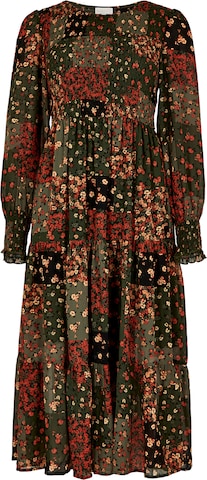 Apricot Kleid in Mischfarben: Vorderseite