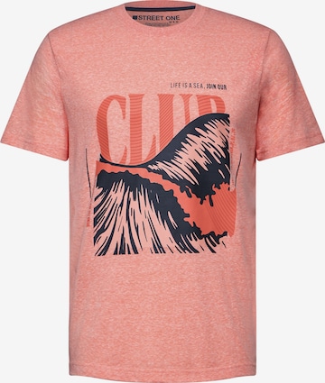 Street One MEN Shirt in Pink: front