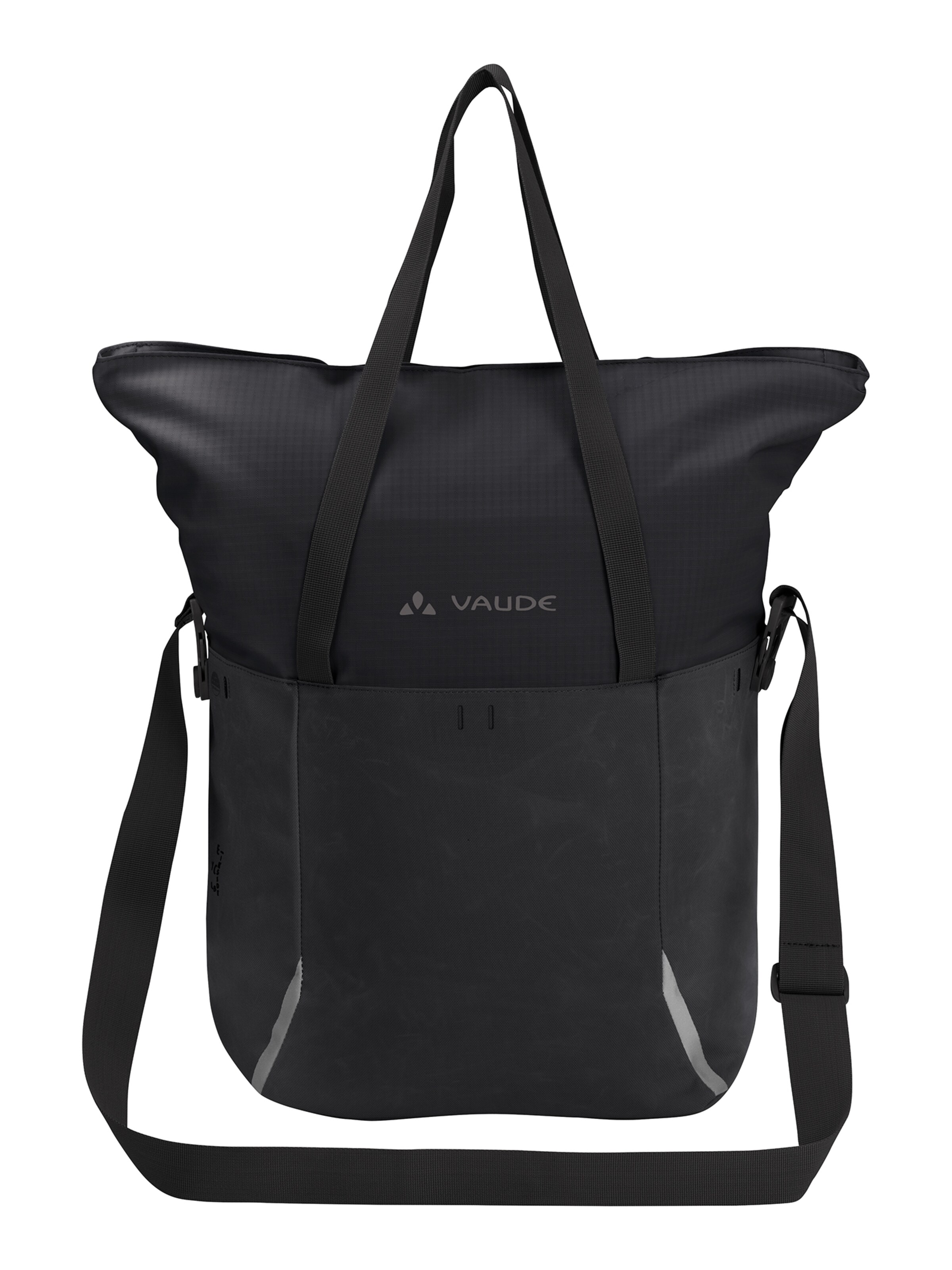 VAUDE Hinterradtaschen 'CityShop Bike II' in Schwarz: Vorderseite