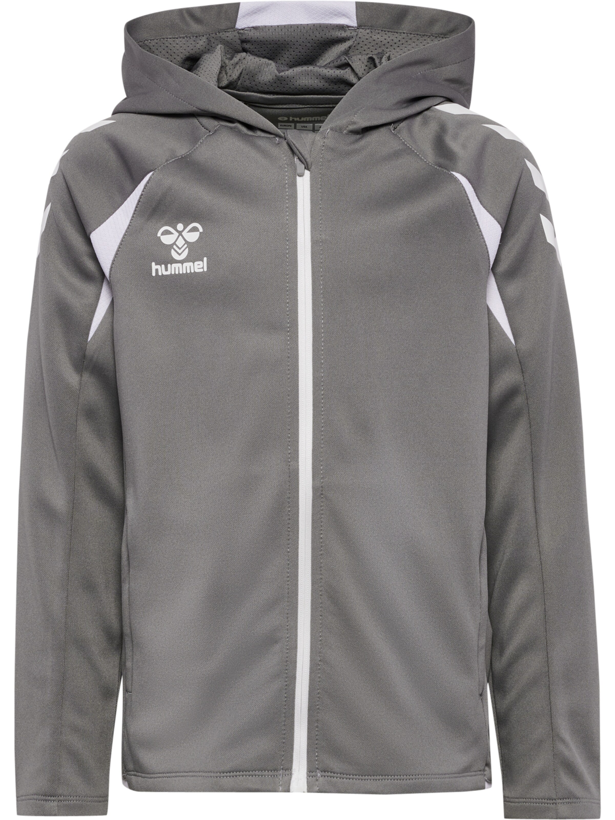 Hummel Sports sweat jacket 'Core 2.0' in White: front