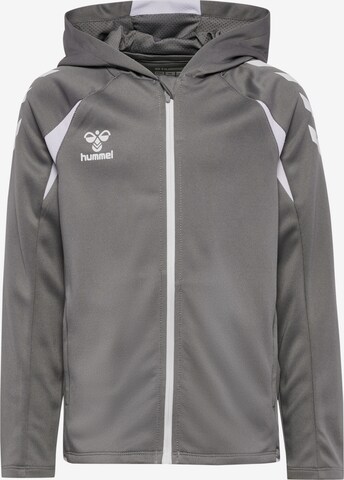 Hummel Sports sweat jacket 'Core 2.0' in White: front