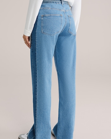 WE Fashion Широкий Джинсы в Синий