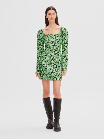 SELECTED FEMME Jurk 'Natalie' in Groen