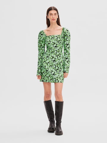 SELECTED FEMME Jurk 'Natalie' in Groen