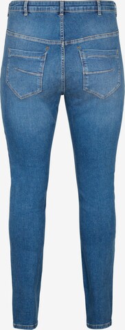 Coupe slim Jean 'AMY' Zizzi en bleu