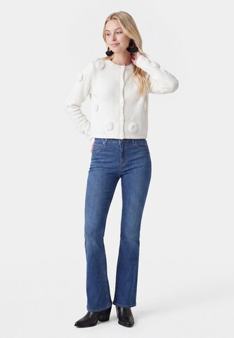 IZIA Knit Cardigan in White