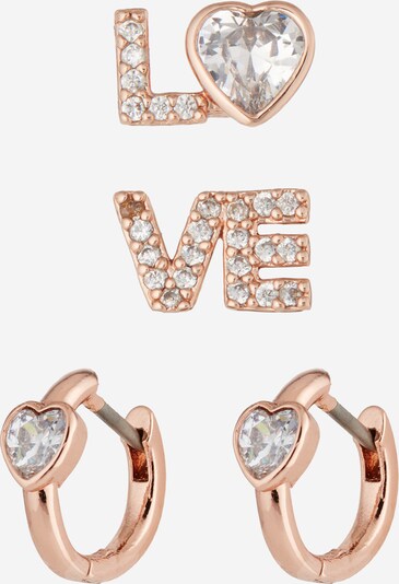 Kate Spade Conjuntos de bijuteria 'Love' em ouro rosa / branco, Vista do produto