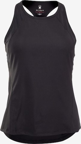 Spyder Sports Top in Black: front