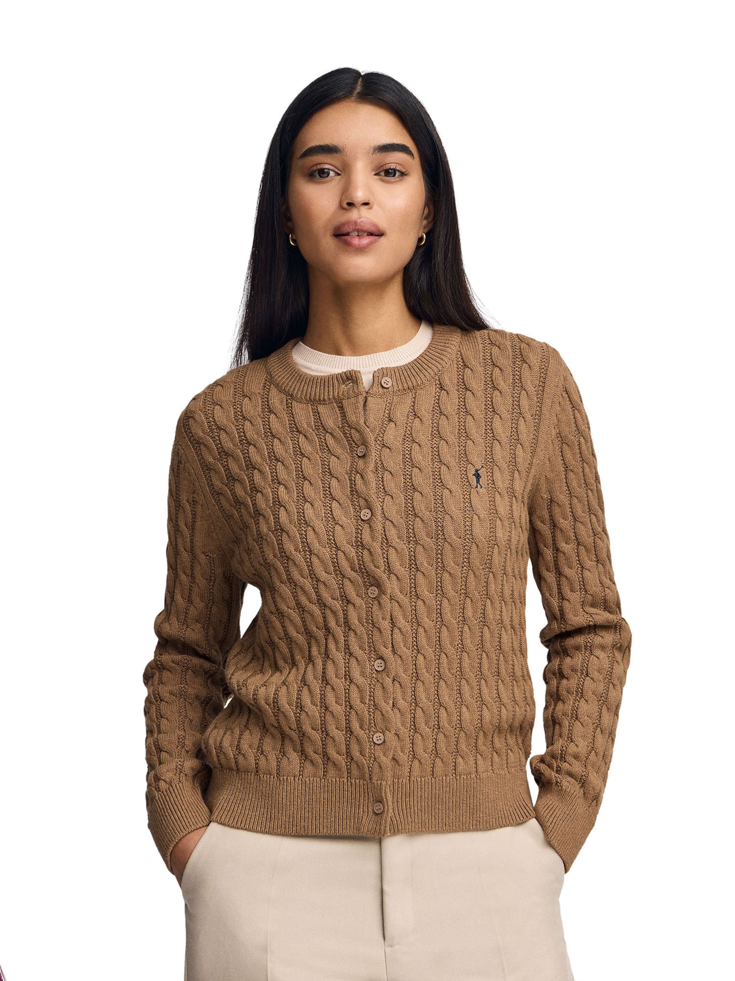 Polo Club Pullover in Braun: Vorderseite