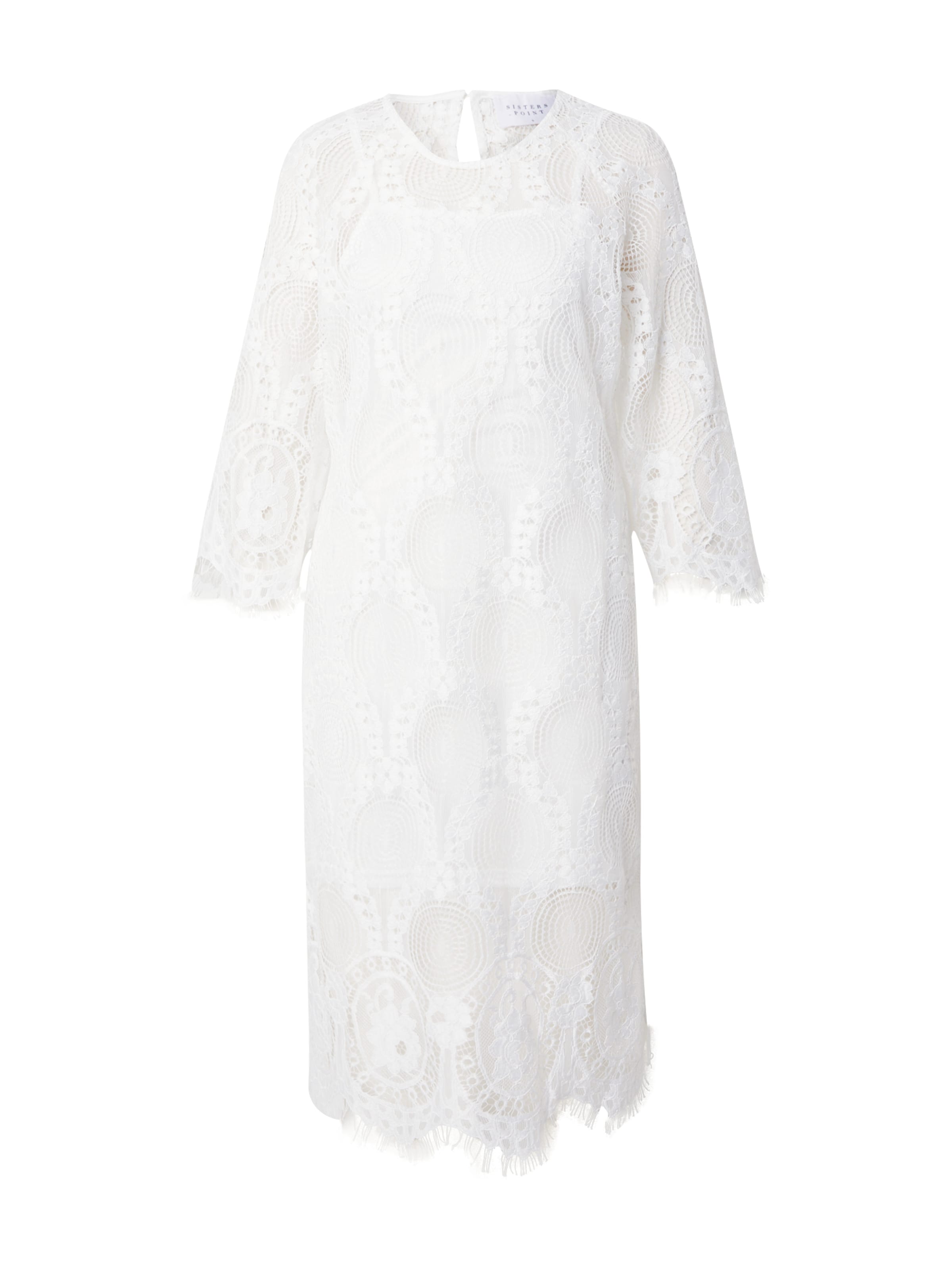 SISTERS POINT Letní šaty 'VEZI' – bílá: přední strana