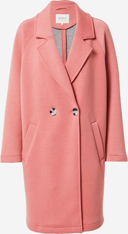 Manteau mi-saison 'BERNADETTE' ONLY en rose : devant