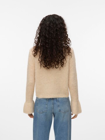 VERO MODA Strickjacke 'AWLeah' in Beige