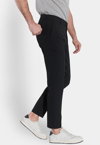 Steffen Klein Slimfit Broek in Zwart