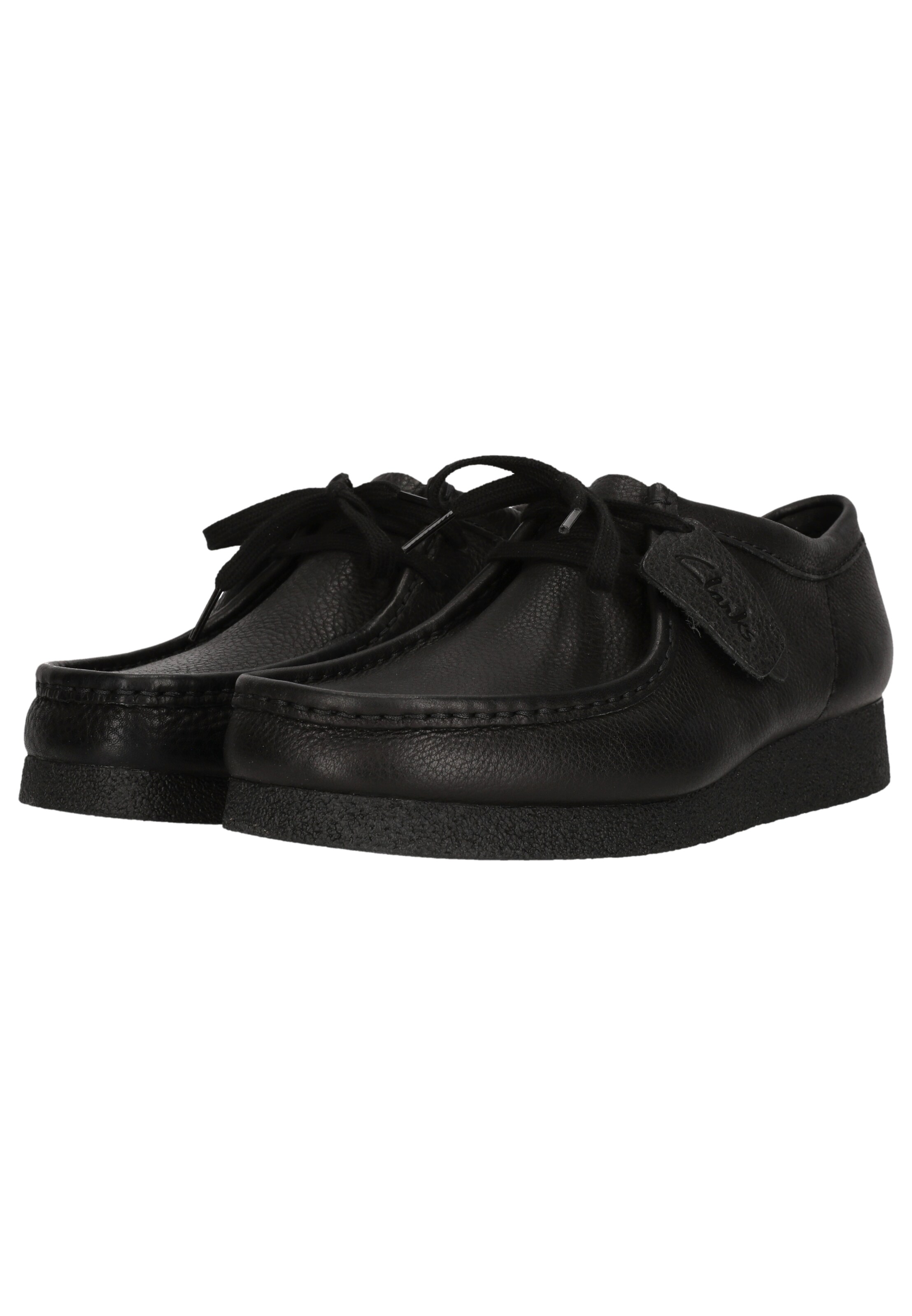 CLARKS Lace-up shoe 'Wallabee EVO' in Black