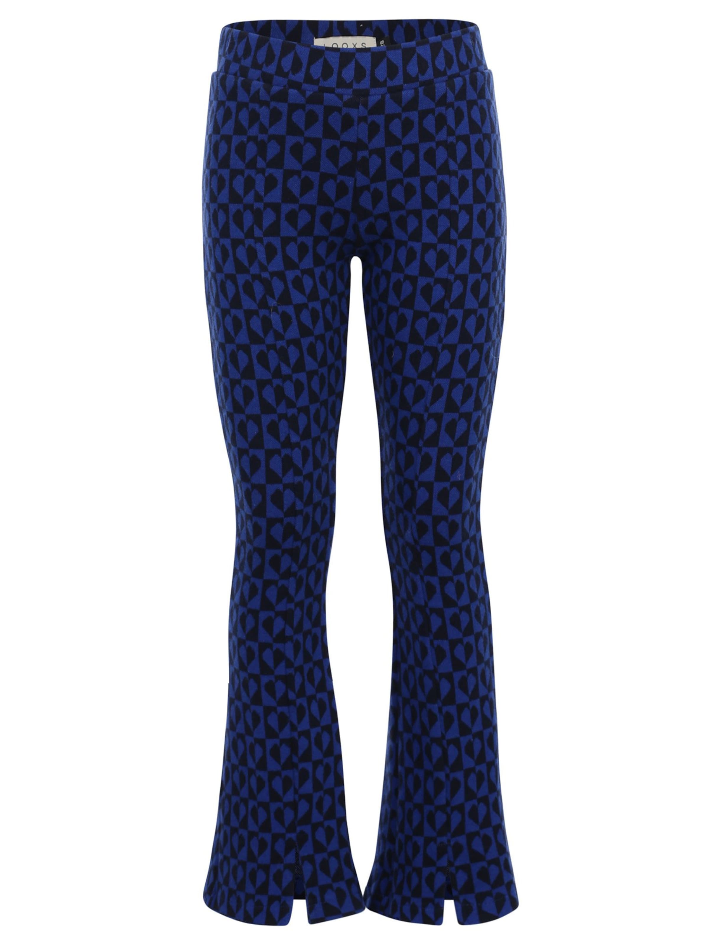 Looxs Revolution Flared Broek in Blauw: voorkant
