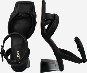 ALDO Remienkové sandále 'Bubble' - Čierna