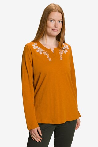 Ulla Popken Shirt in Oranje: voorkant