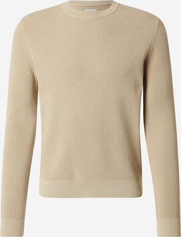 MUSTANG Pulóver 'EDWARD' - bézs: elől