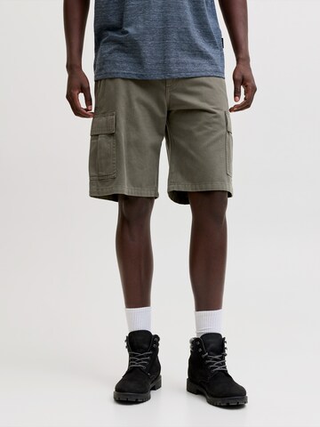 JACK & JONES - regular Pantalón cargo 'JPSTCOLE HUDSON' en verde: frente