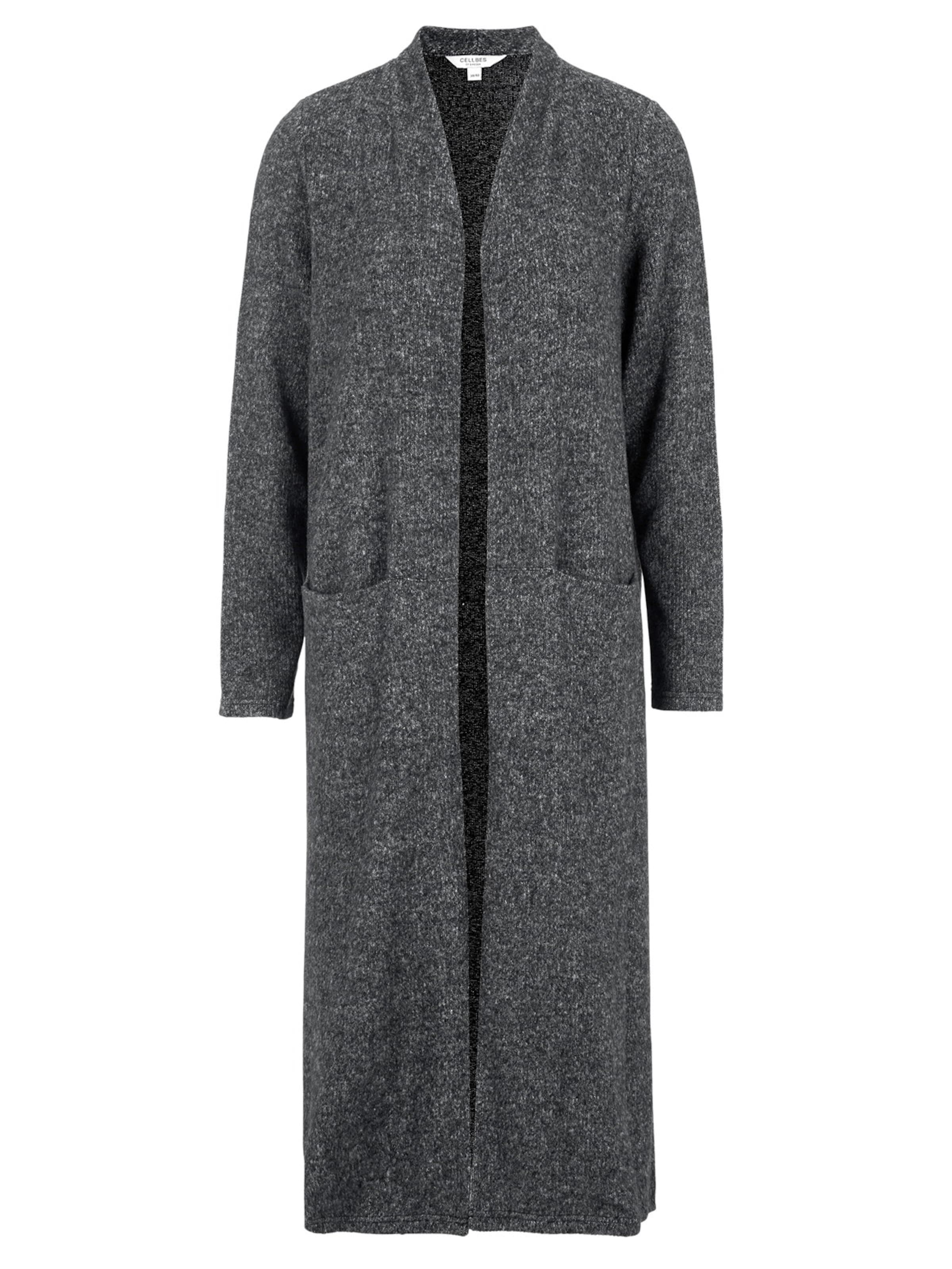 Cellbes of Sweden Strickjacke in Grau: Vorderseite