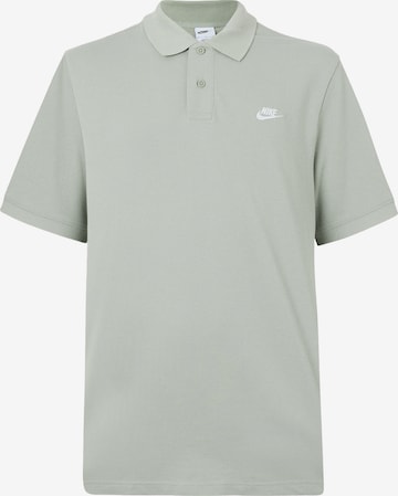 Nike Sportswear Тениска 'CLUB' в зелено: отпред
