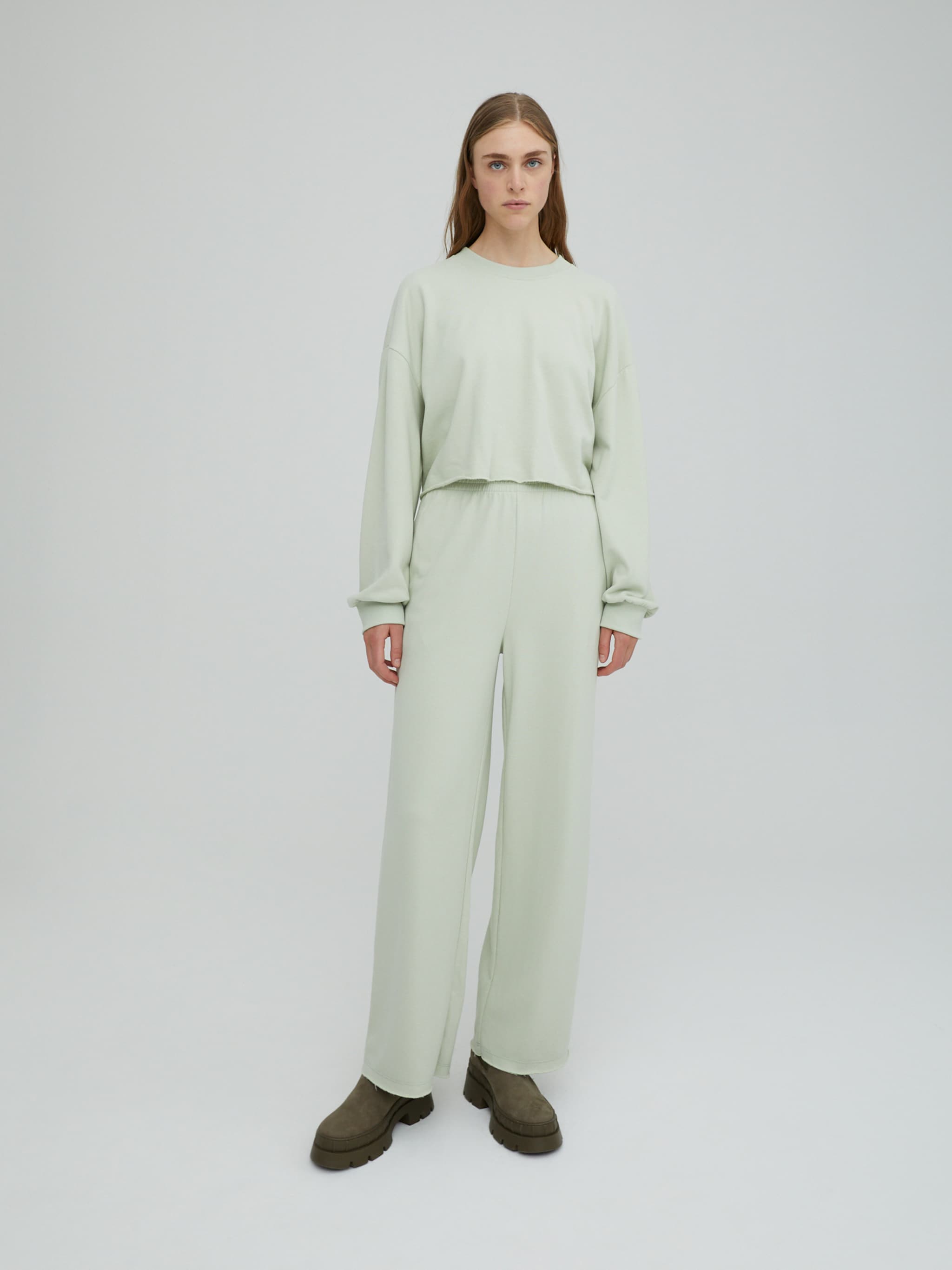 EDITED Producten Broek 'Sylvia' Pastelgroen