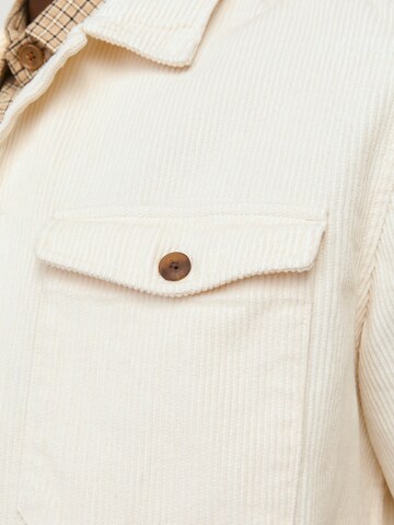 JACK & JONES Regular fit Button Up Shirt 'JJEddie' in Beige