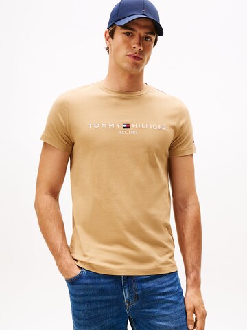 TOMMY HILFIGER Regular fit Shirt in Beige: front
