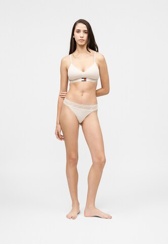 Tommy Hilfiger Underwear Сутиен с триъгълни чашки Сутиен в бежово: отпред