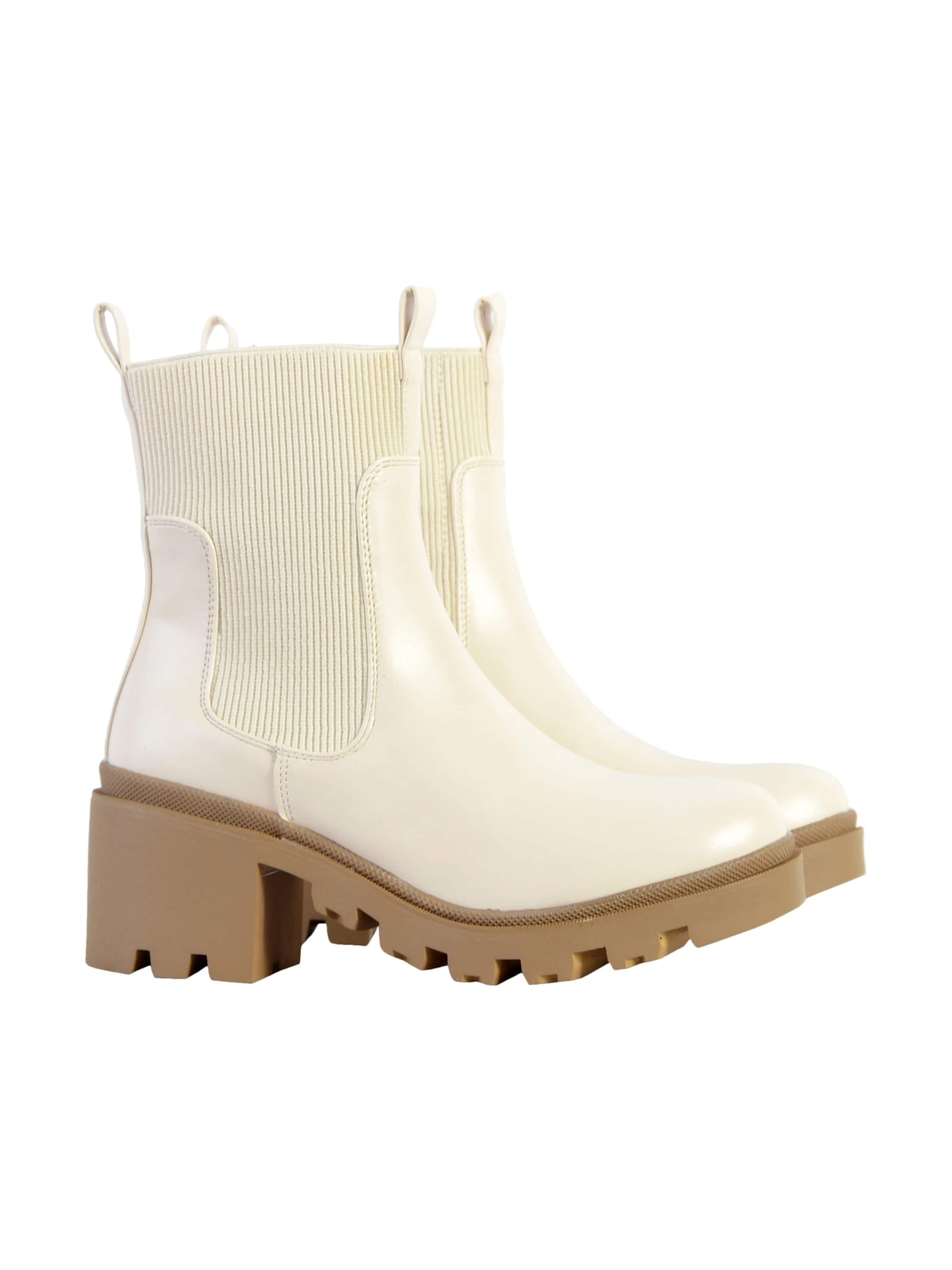 Ankle boots di The Divine Factory in beige