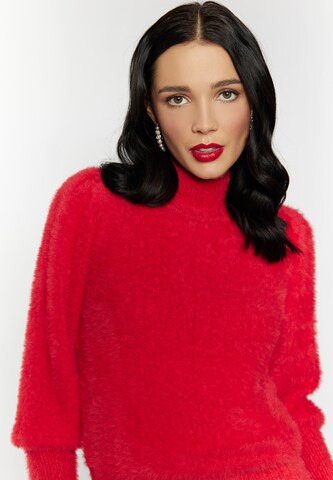 faina - Pullover 'Tuxe' em vermelho