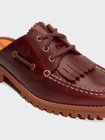 Mule 'Mule Authentic Full Grain Burgundy' TIMBERLAND en rouge