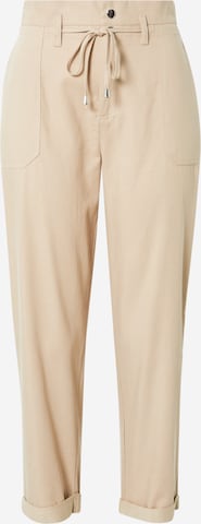 ZABAIONE Tapered Broek 'Donia' in Beige: voorkant