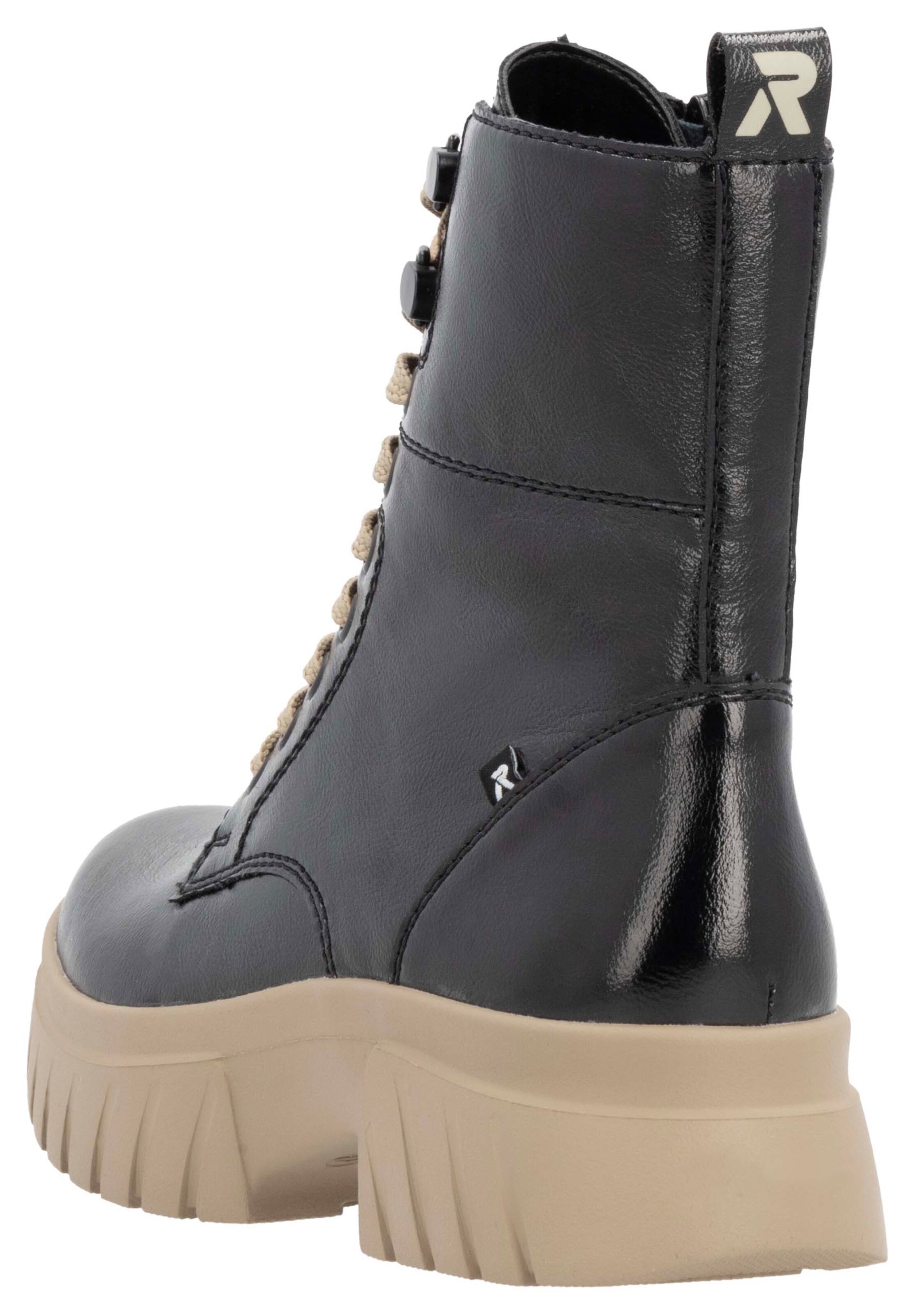 Stivaletto stringato di Rieker Sport in nero