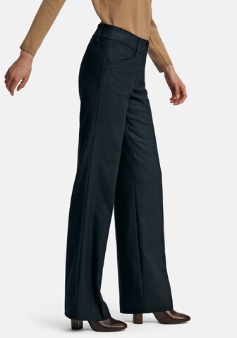 Peter Hahn Wide leg Broek in Blauw