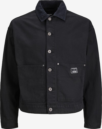 JACK & JONES Overgangsjakke 'DEREK' i black denim, Produktvisning