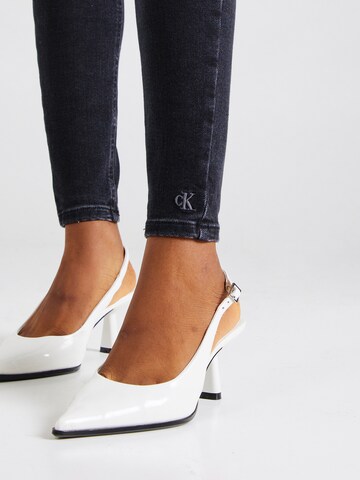 Calvin Klein Jeans Skinny Jeansy w kolorze czarny