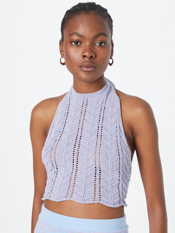 BDG Urban Outfitters - Top de punto en lila: frente