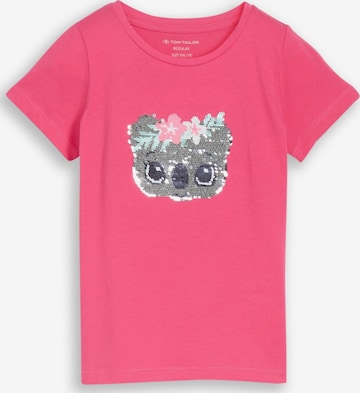 TOM TAILOR Shirt in Pink: front