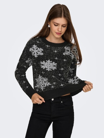 Pullover 'XMAS' di ONLY in nero