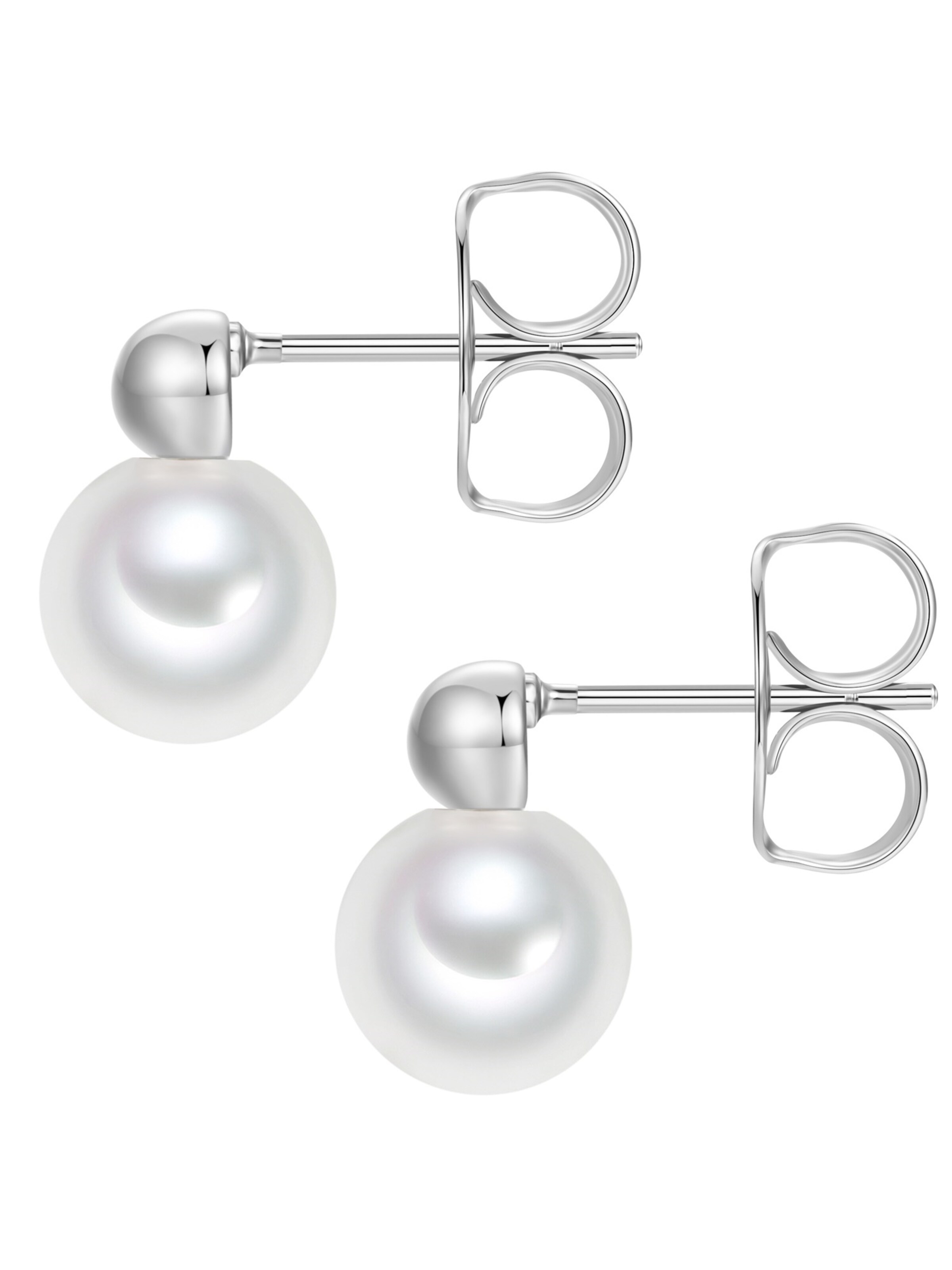Lulu & Jane - Pendientes en blanco