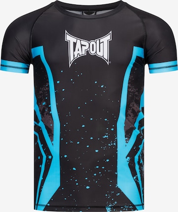 TapoutTehnička sportska majica 'Kendall' - crna boja: prednji dio