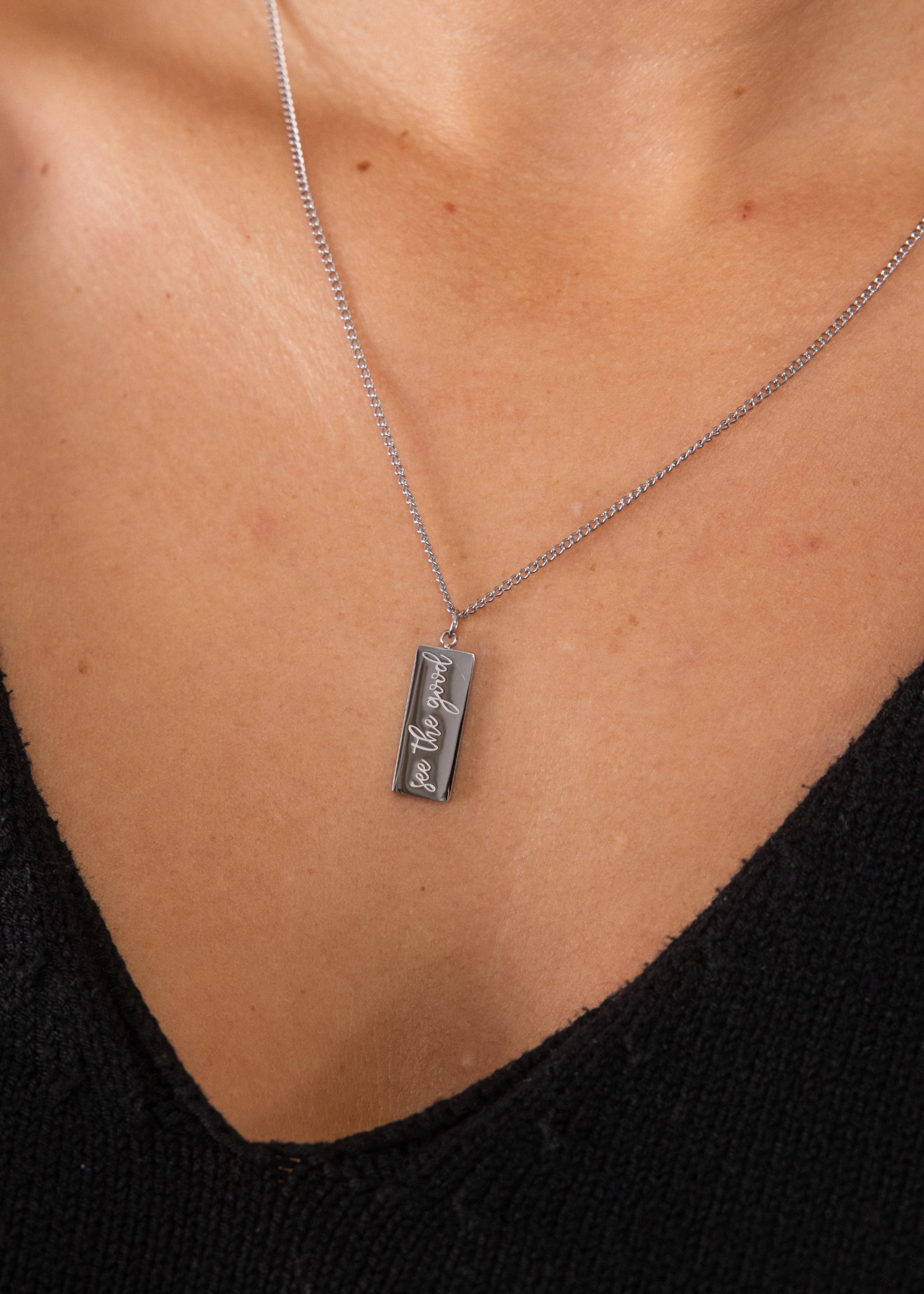 PURELEI Necklace 'See the good' in Silver