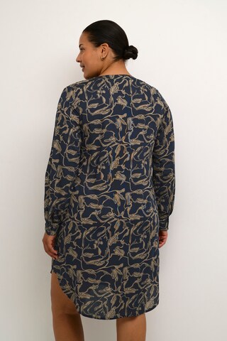 KAFFE CURVE Shirt Dress 'Milana' in Blue