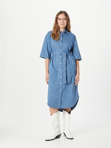 Robe-chemise 'Kristinas' minimum en bleu : devant