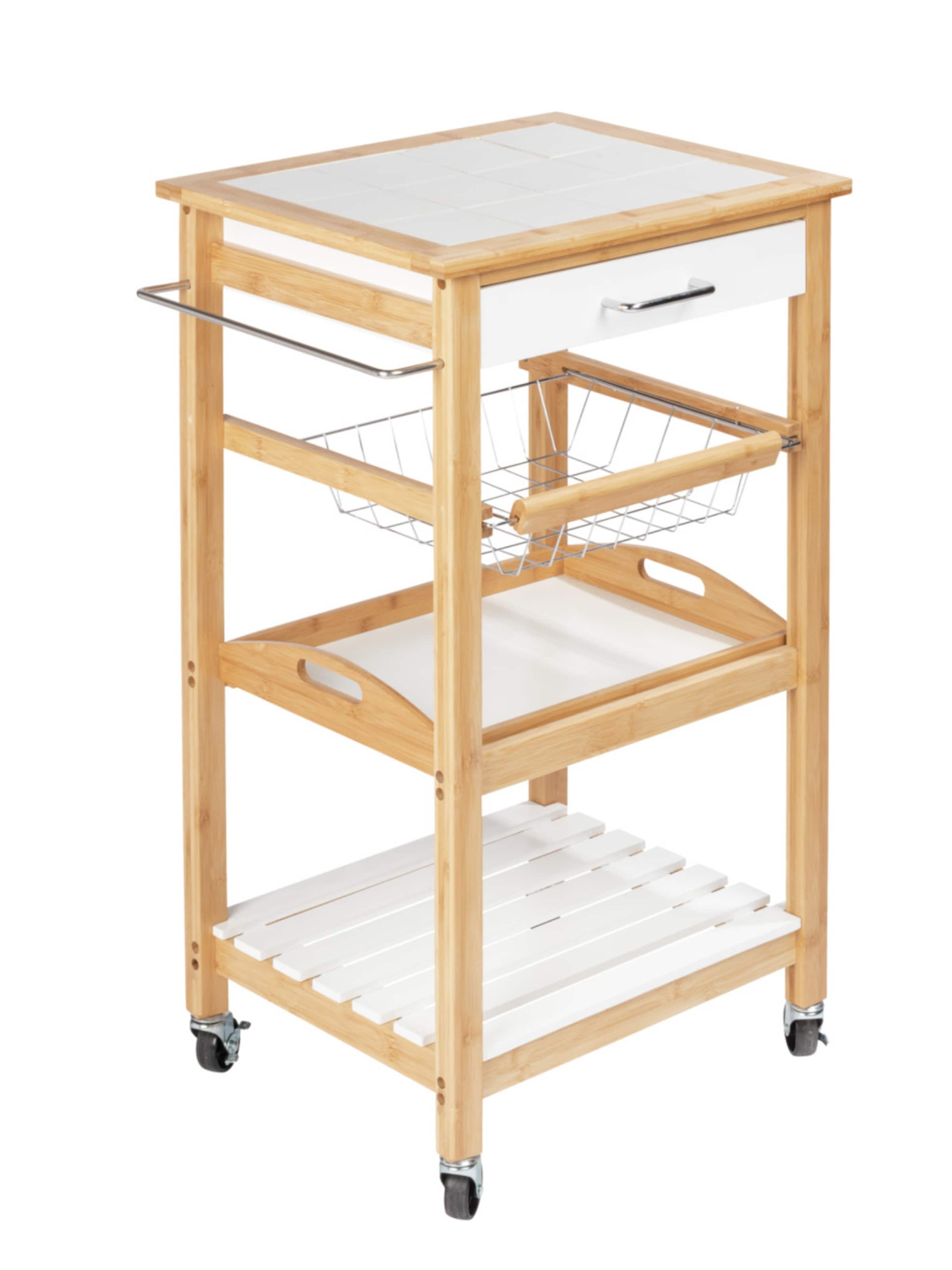 Wenko Shelf 'Finja' in Brown: front