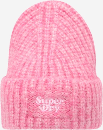 rožinė Superdry Megzta kepurė