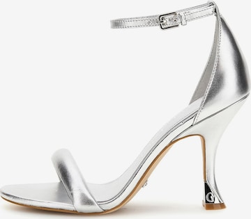 GUESS Sandals in Silver: front